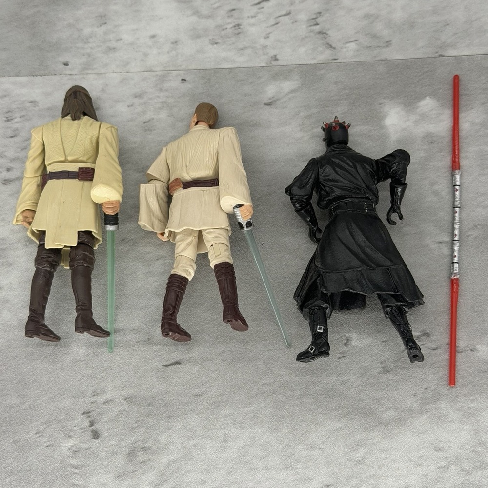 Star Wars Phantom Menace Obi-Wan & Qui-Gon vs Darth Maul Duel of the Fates - Picture 5 of 6